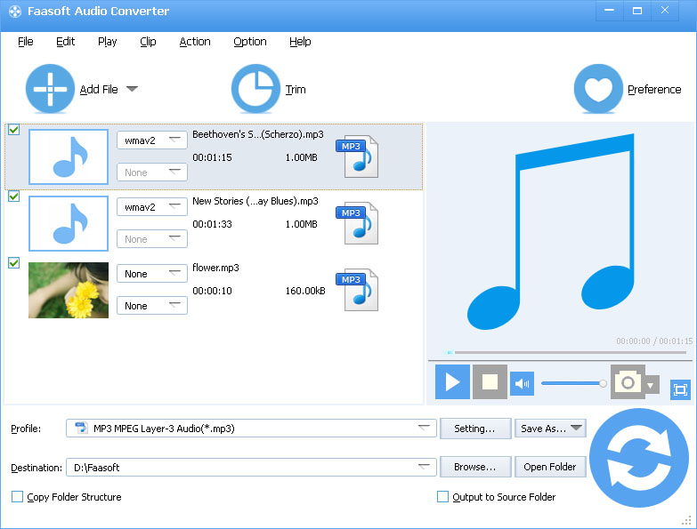 Faasoft Audio Converter 5.4.23.6956 多國語言安裝版